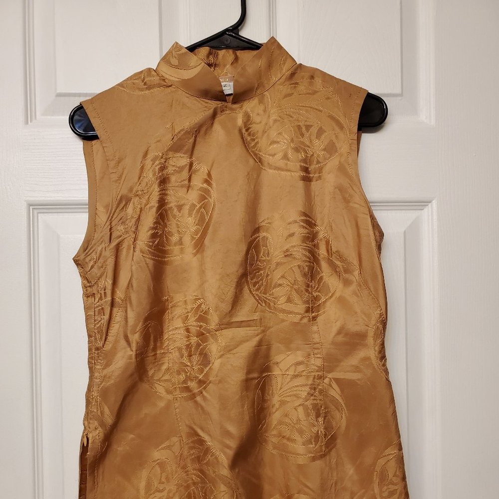 Beautiful Silk Tunic with Asian Serpent Design